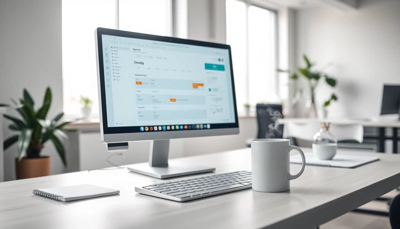 Enhance productivity with a smarter Calendly alternative visible on a modern computer screen.