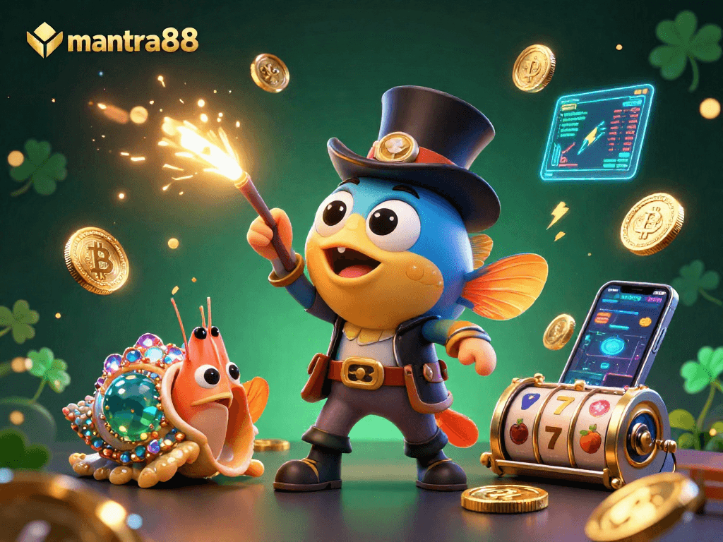Join mantra88 to win golden coins in an exciting 3D casino adventure with vibrant characters.