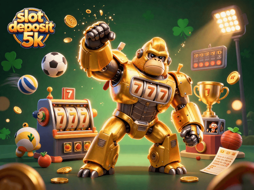 Spin the reels with the slot deposit 5k gorilla mech for epic winnings and thrilling action!