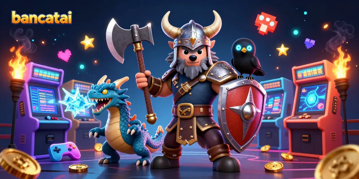 Experience thrilling gameplay at bancatai with vibrant 3D characters and casino elements.