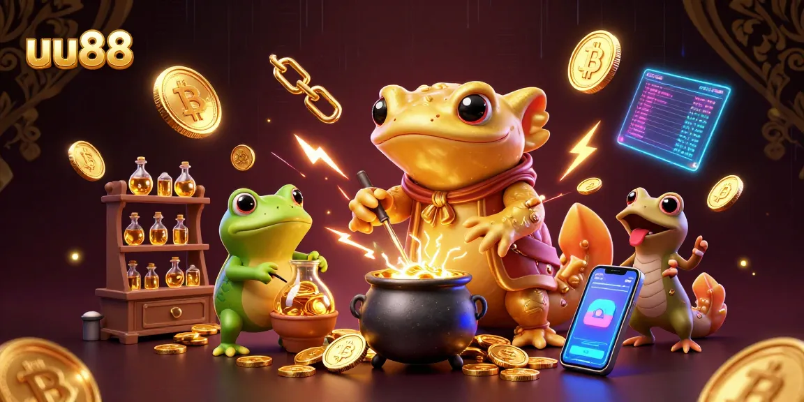 Experience thrilling wins with uu88 in an enchanting casino world filled with gold coins and vibrant treasures.