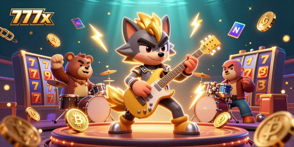 Experience thrilling gameplay at 777x Casino, featuring engaging characters and dazzling elements.
