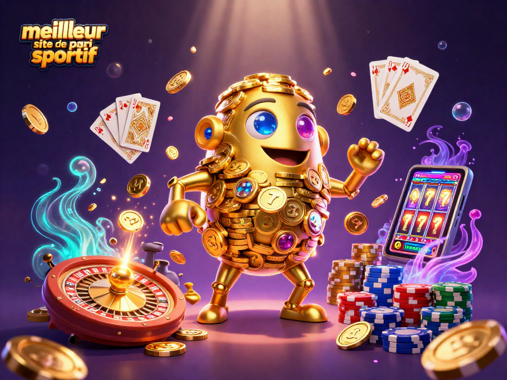 Pariez sur le meilleur site de pari sportif avec un golem d'or et des éléments de casino dynamiques.