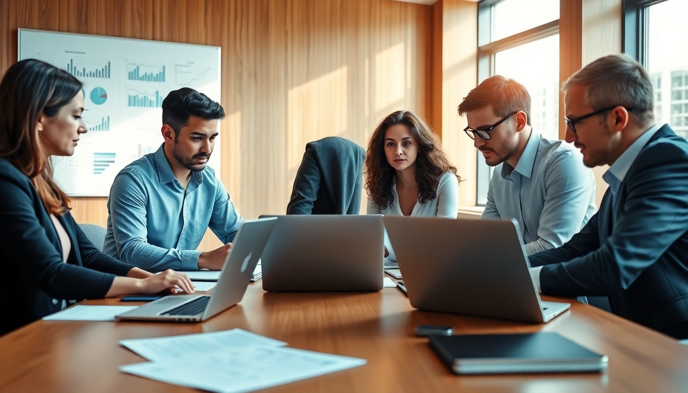 Enhance your skills in Proposal Writing and Management with a professional team collaborating in an office.