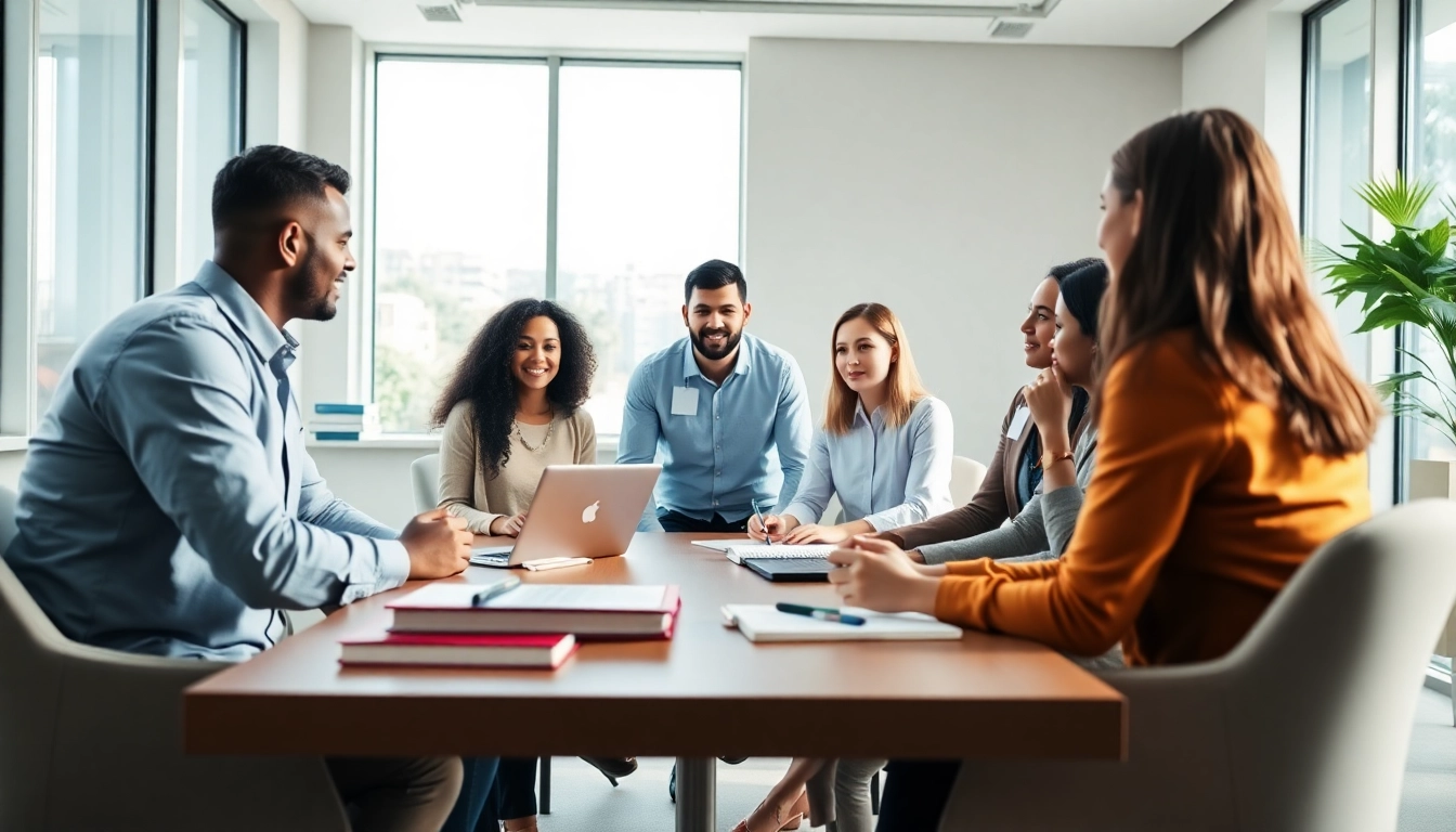 Engaging career coaching session illustrating the collaborative spirit in Career Coaching.