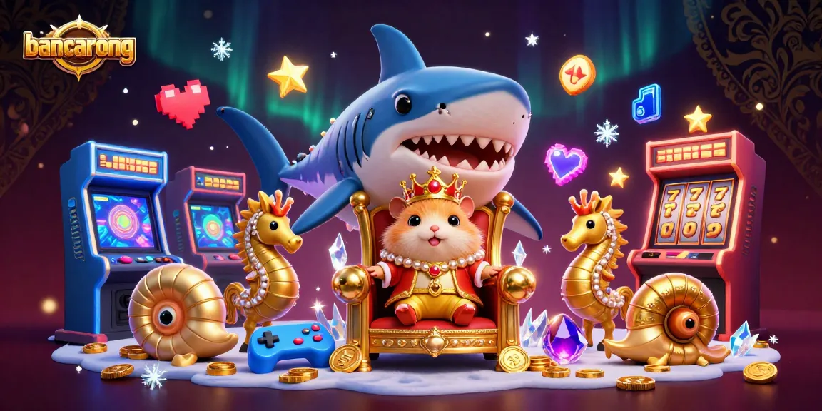 Baccarat fun awaits at Bancarong with a golden hamster king and magical visuals!