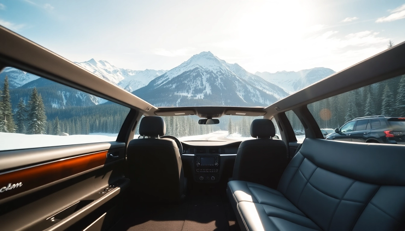 Experience luxury travel with a vancouver to whistler limo amidst stunning mountain views.