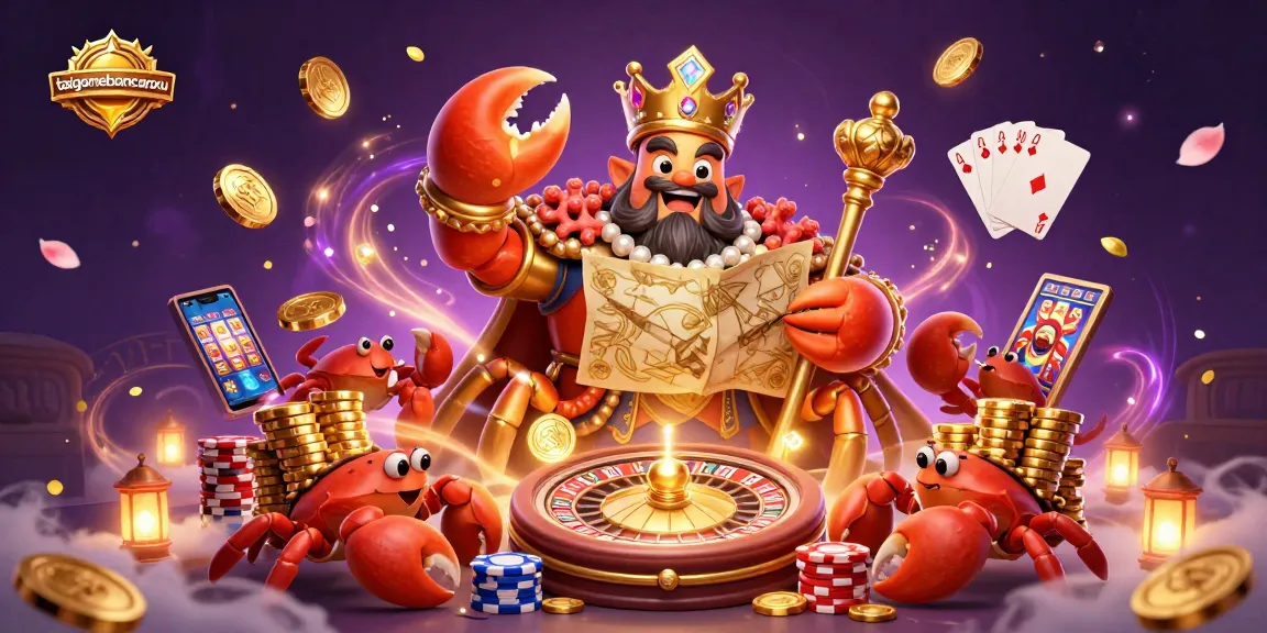 Experience gaming excitement with taigamebancaanxu: a lavish, vibrant 3D casino illustration.