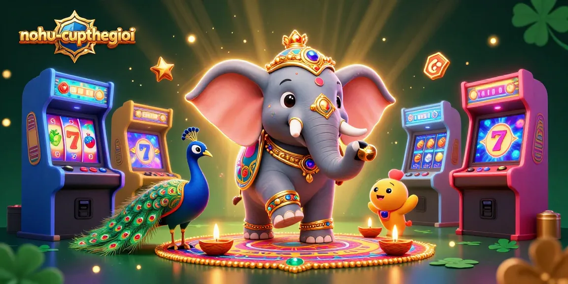 Experience the vibrant casino world with nohu-cupthegioi through colorful symbols and dynamic slot elements.