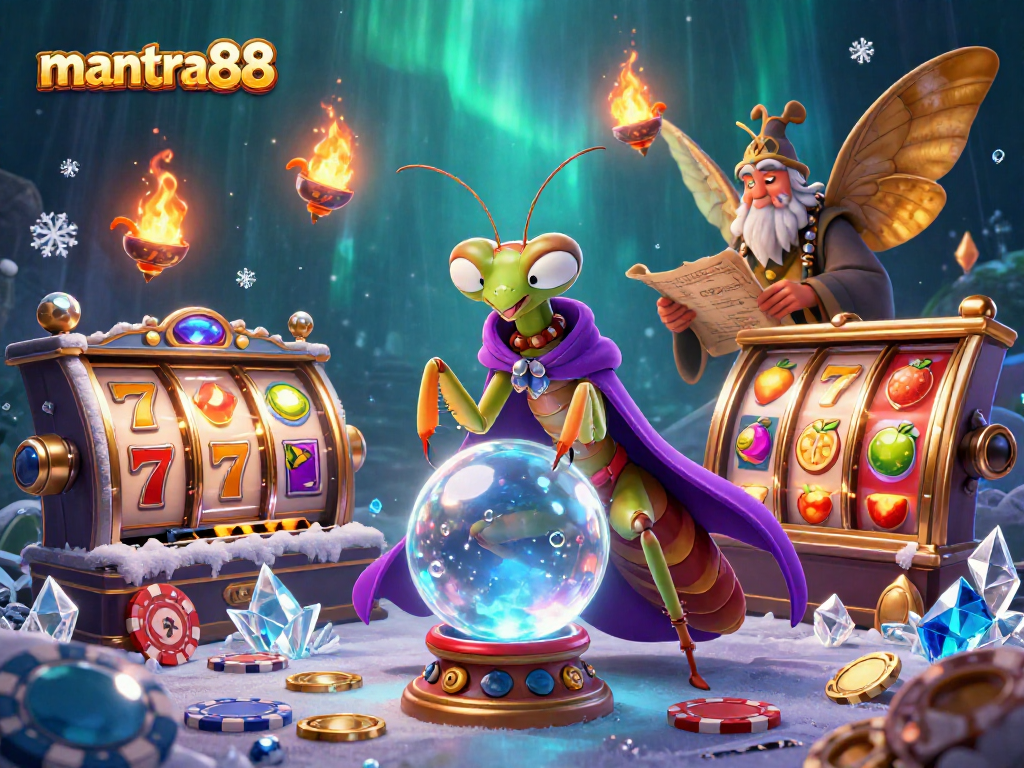 Experience thrilling wins at mantra88 with vibrant slot reels and enchanting characters.