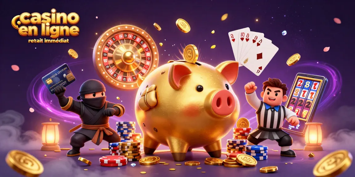 Les joueurs profitent du casino en ligne retrait immédiat en remportant des pièces dorées et des jeux passionnants.