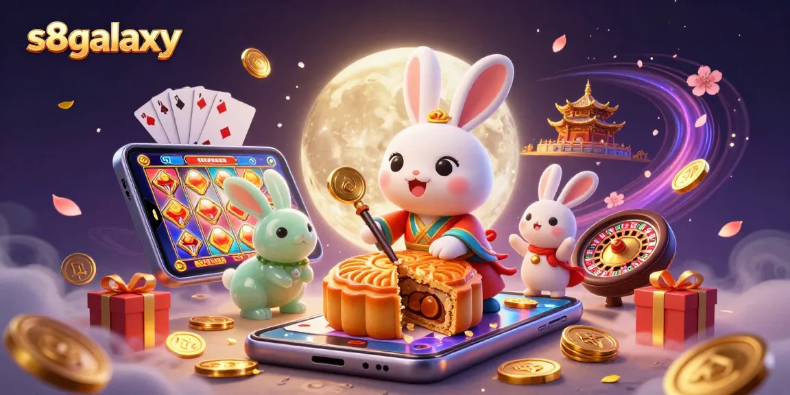 Experience thrilling gameplay with s8galaxy's vibrant casino illustration featuring dynamic characters and game elements.