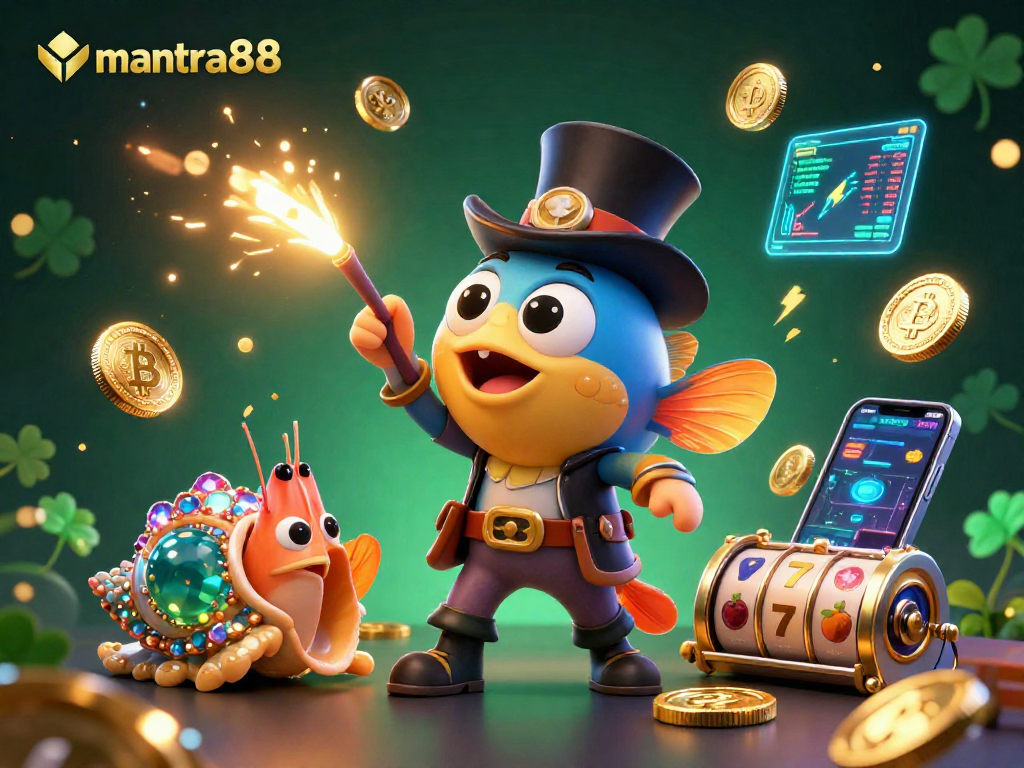 Join mantra88 to win golden coins in an exciting 3D casino adventure with vibrant characters.