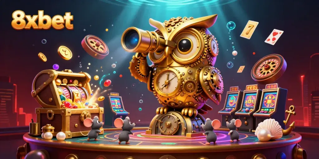 Experience the thrill of 8xbet casino with exciting games and vibrant characters in dynamic 3D.