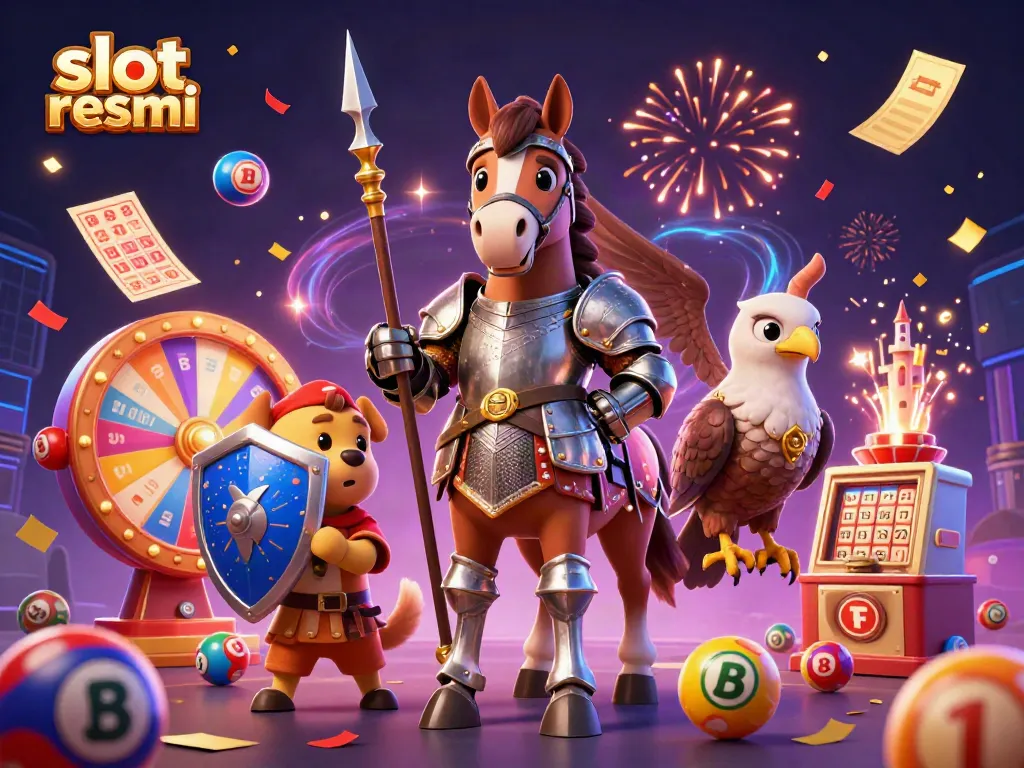 Experience winning strategies at slot resmi with vibrant casino elements and festive atmosphere.