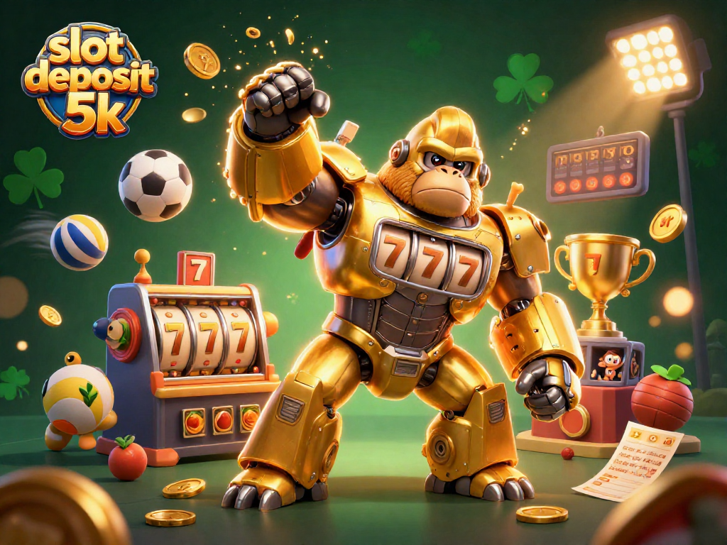 Spin the reels with the slot deposit 5k gorilla mech for epic winnings and thrilling action!