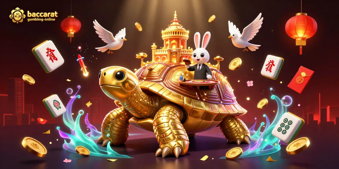 Experience thrilling baccarat action at baccarat-gambling-online with a vibrant 3D casino atmosphere.