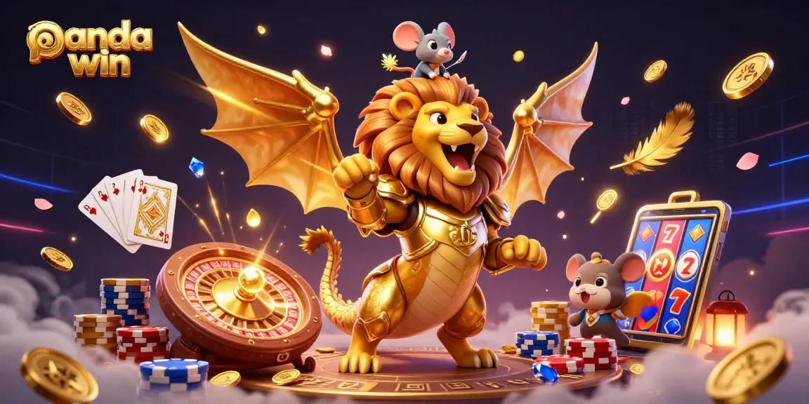 Panda win: Experience exhilarating gameplay with a chimera creature and dynamic casino elements