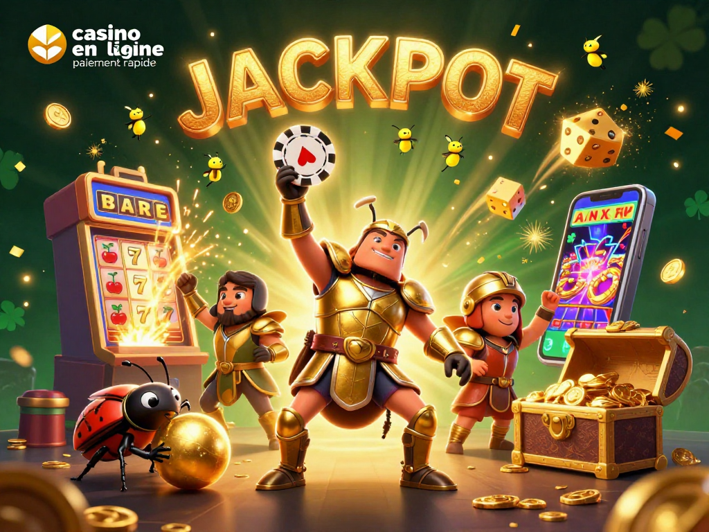 Gagnez rapidement avec un casino en ligne paiement rapide en jouant à des machines à sous animées.
