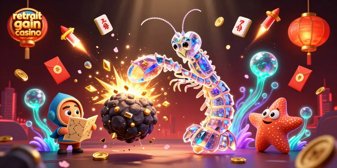 Visualisez un retrait de gains au casino avec des pièces et des symboles de jeu animés