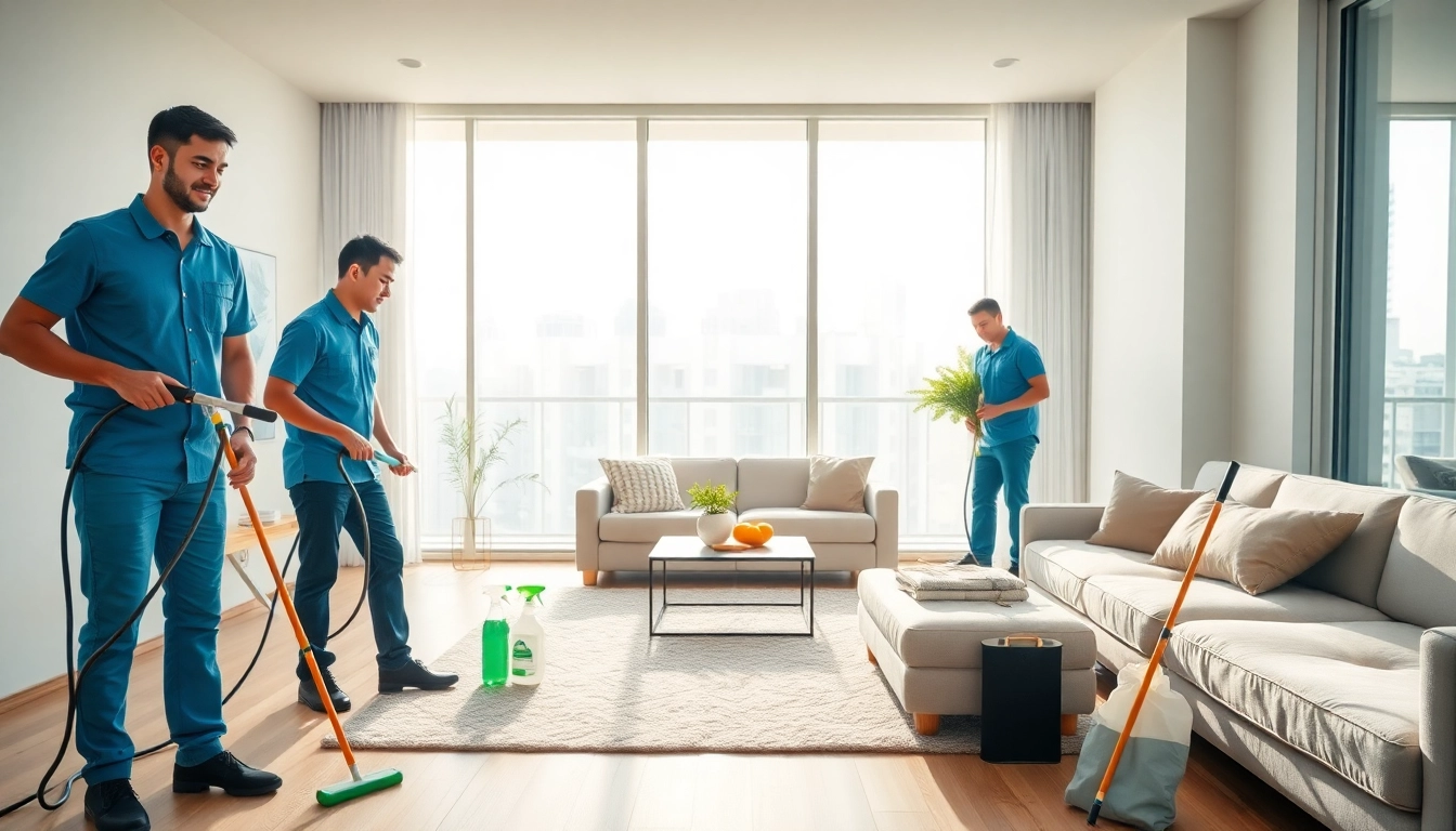 Bond cleaning Brisbane service demonstrating expert cleaning techniques in a modern apartment.
