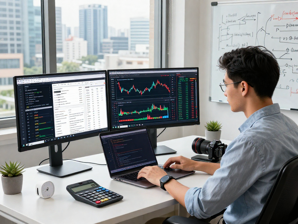 SGX stock WebSocket API integration in a modern fintech workspace for developers.